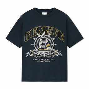 Geneve Catamaran Tee 'Vintage Black'