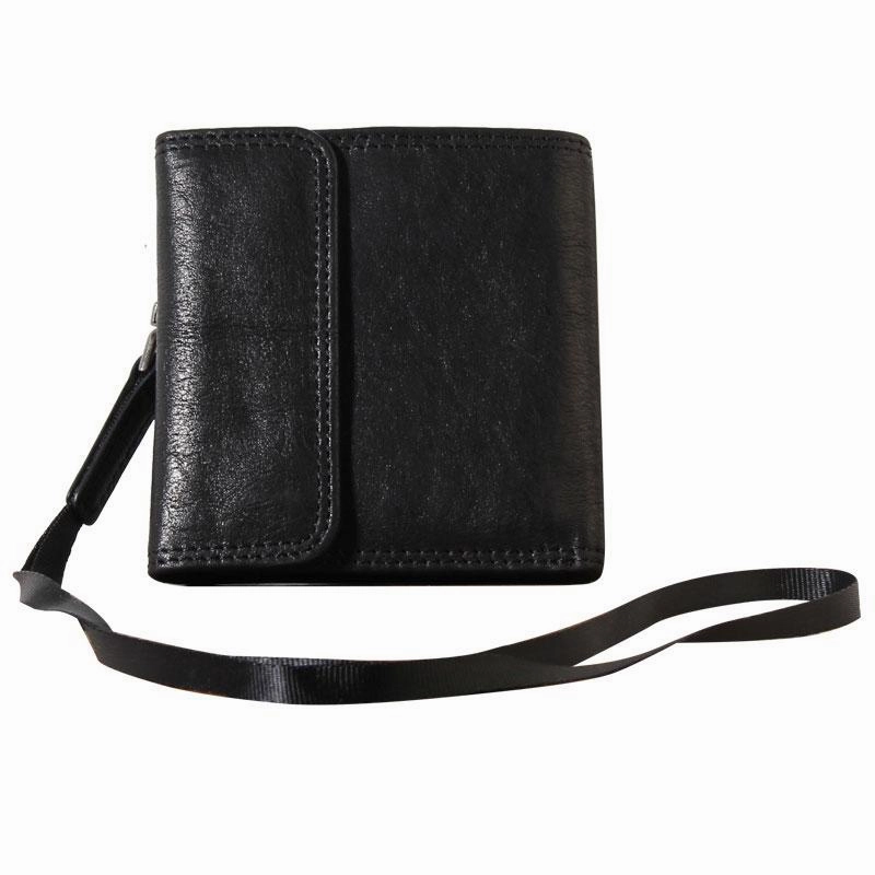 Genuine Leather Mens Cool billfold Leather Wallet Men Small Wallets Trifold for Men