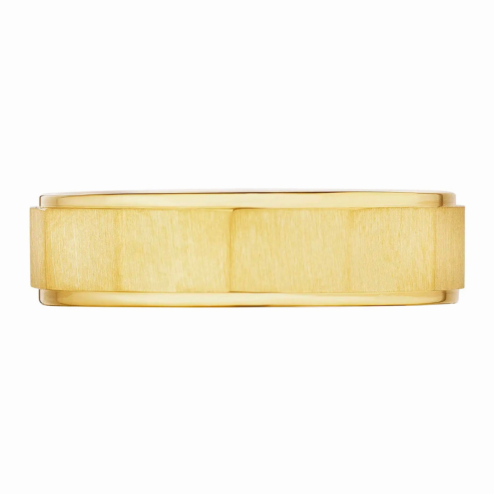 Geometric Faceted Satin Finish Band