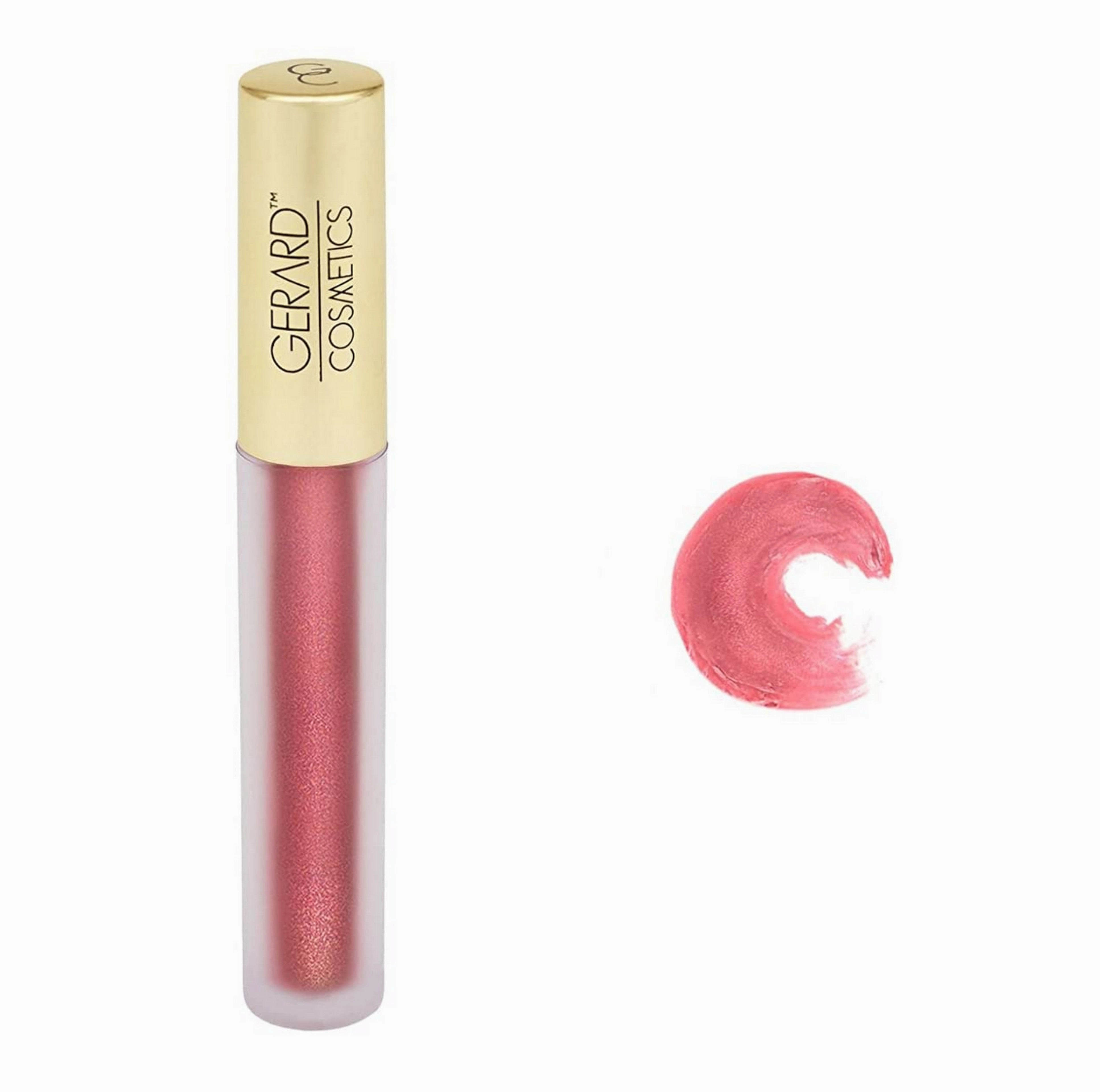 Gerard Cosmetics Metal Matte Liquid Lipstick FUZZY NAVEL - METALLIC MATTE FINISH STAYS ALL DAY, Comfortable long wear CRUELTY FREE & USA MADE