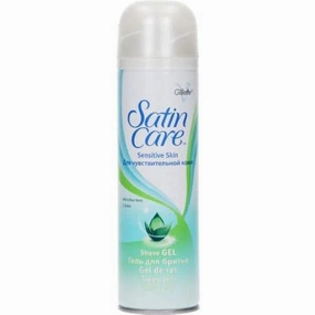 Gillette Satin Care Sensitive Skin Shave Gel with Aloe Vera 200ml