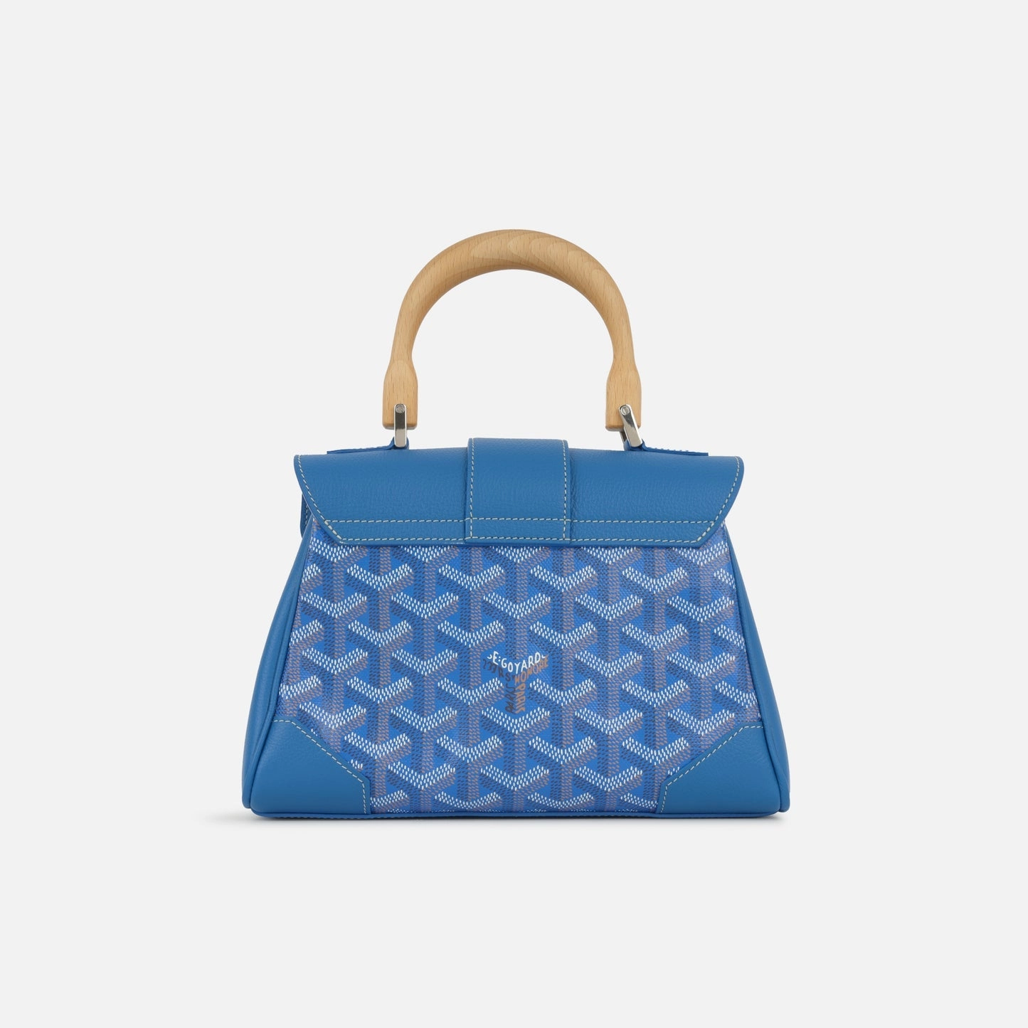 Goyard - Sa?gon Souple Mini Bag - Blue Goyardine PHW - Unused