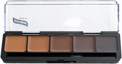 Graftobian HD High-Definition Glamour Creme Palette, Neutral #3 .39oz., 11g
