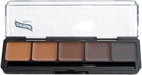 Graftobian HD High-Definition Glamour Creme Palette, Neutral #3 .39oz., 11g