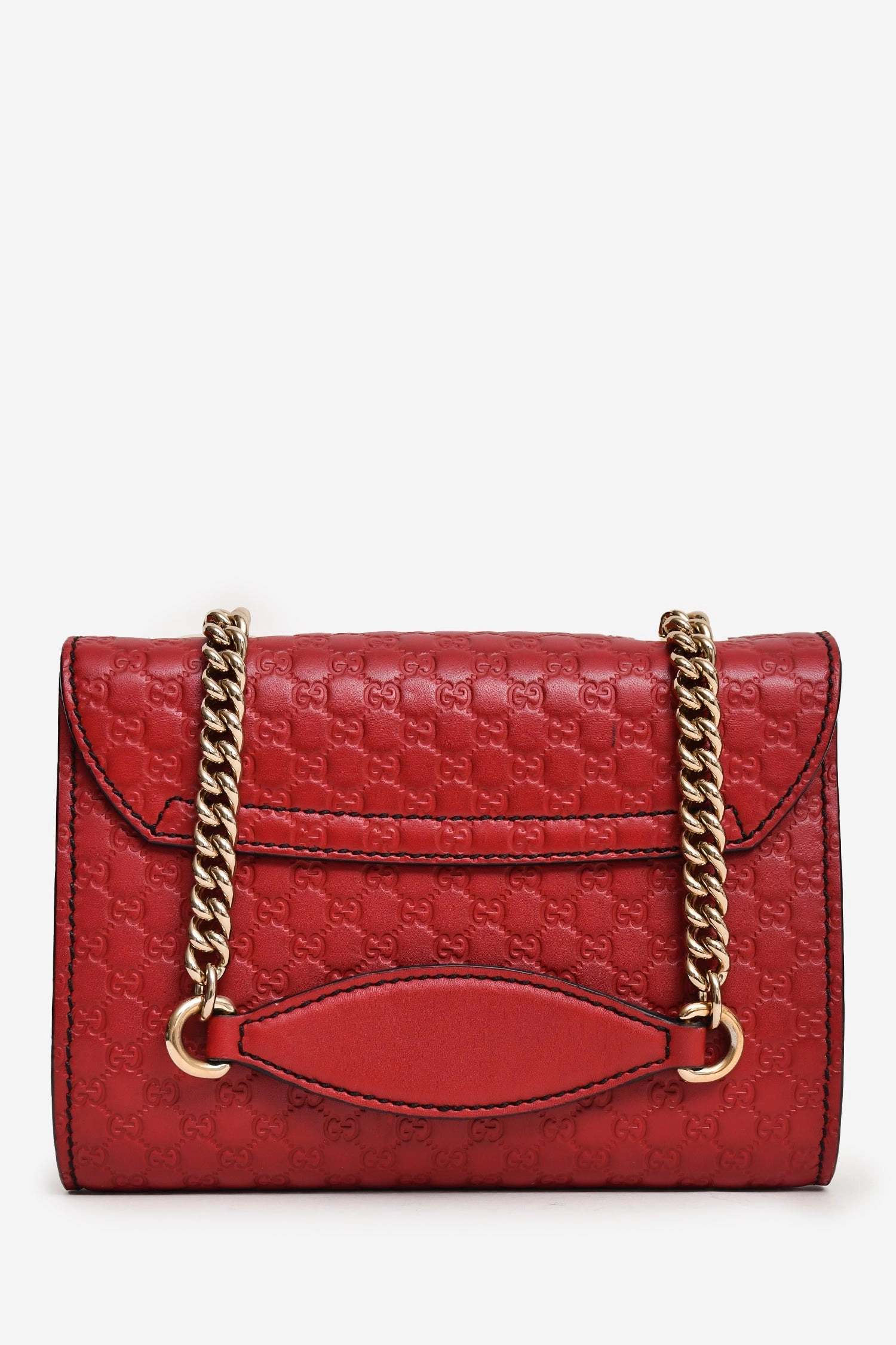 Gucci Red Microguccisima Mini Emily Shoulder Bag