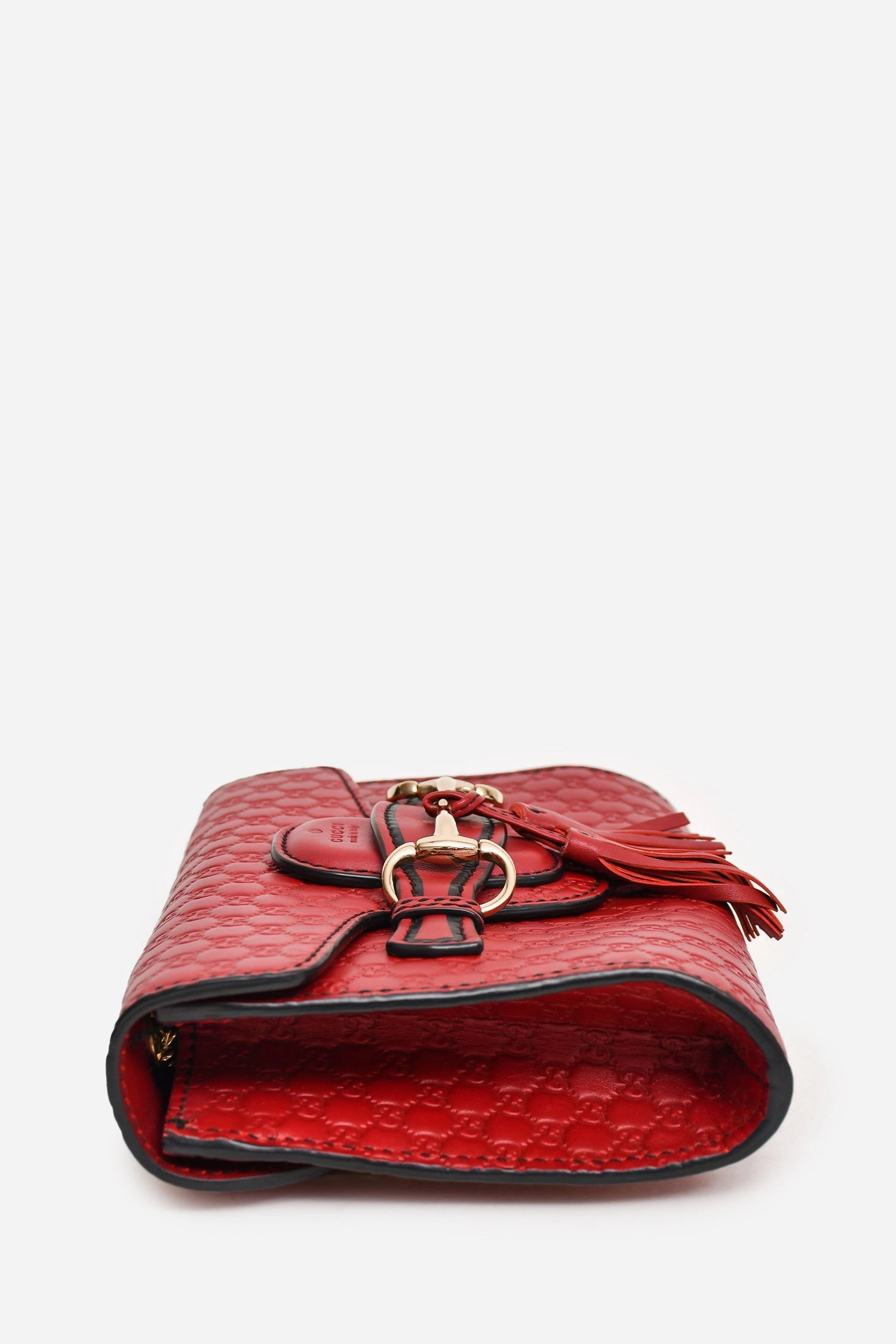 Gucci Red Microguccisima Mini Emily Shoulder Bag