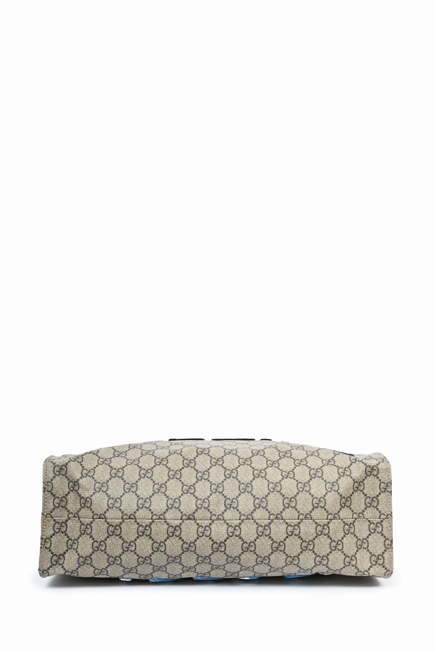 Gucci X Disney Monogram Leather/Coated Canvas 'Donald Duck' Slip Handle Bag with Strap