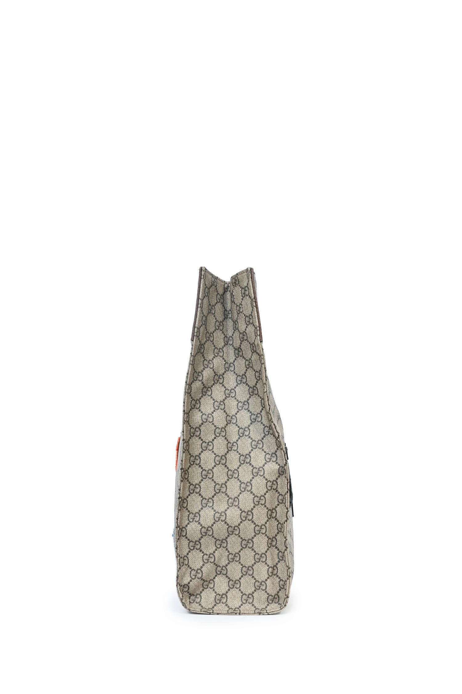 Gucci X Disney Monogram Leather/Coated Canvas 'Donald Duck' Slip Handle Bag with Strap