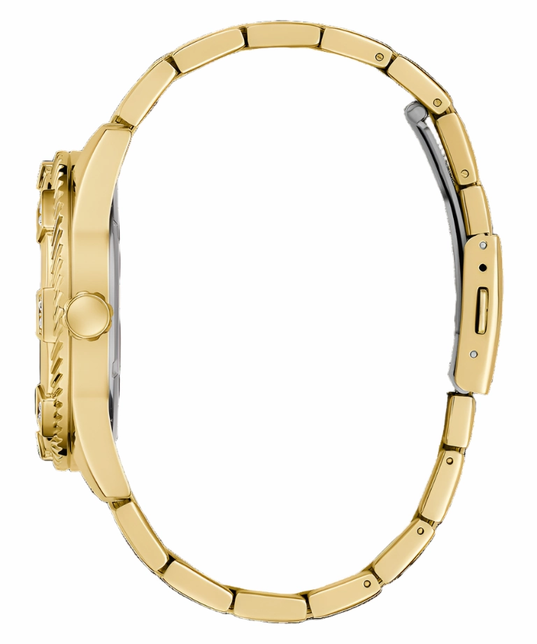 Guess Beast Black Dial Gold Stainless Steel Watch GW0783G1