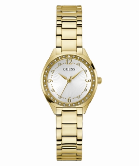 Guess Charlotte Crystal Gold-Tone Analog Watch GW0767L2