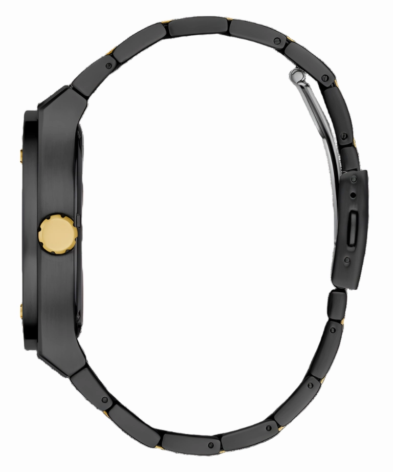 Guess Jet Black Dial Black Bracelet Multi-function Watch GW0795G3