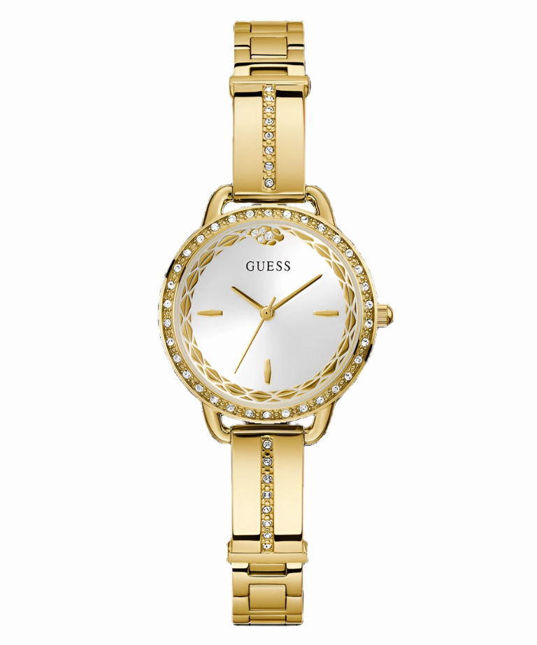 Guess Limited Edition Lunar New Year White Dial Stainless Steel Watch GW0856L1