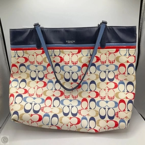Handbag Designer By Coach, Size: Large