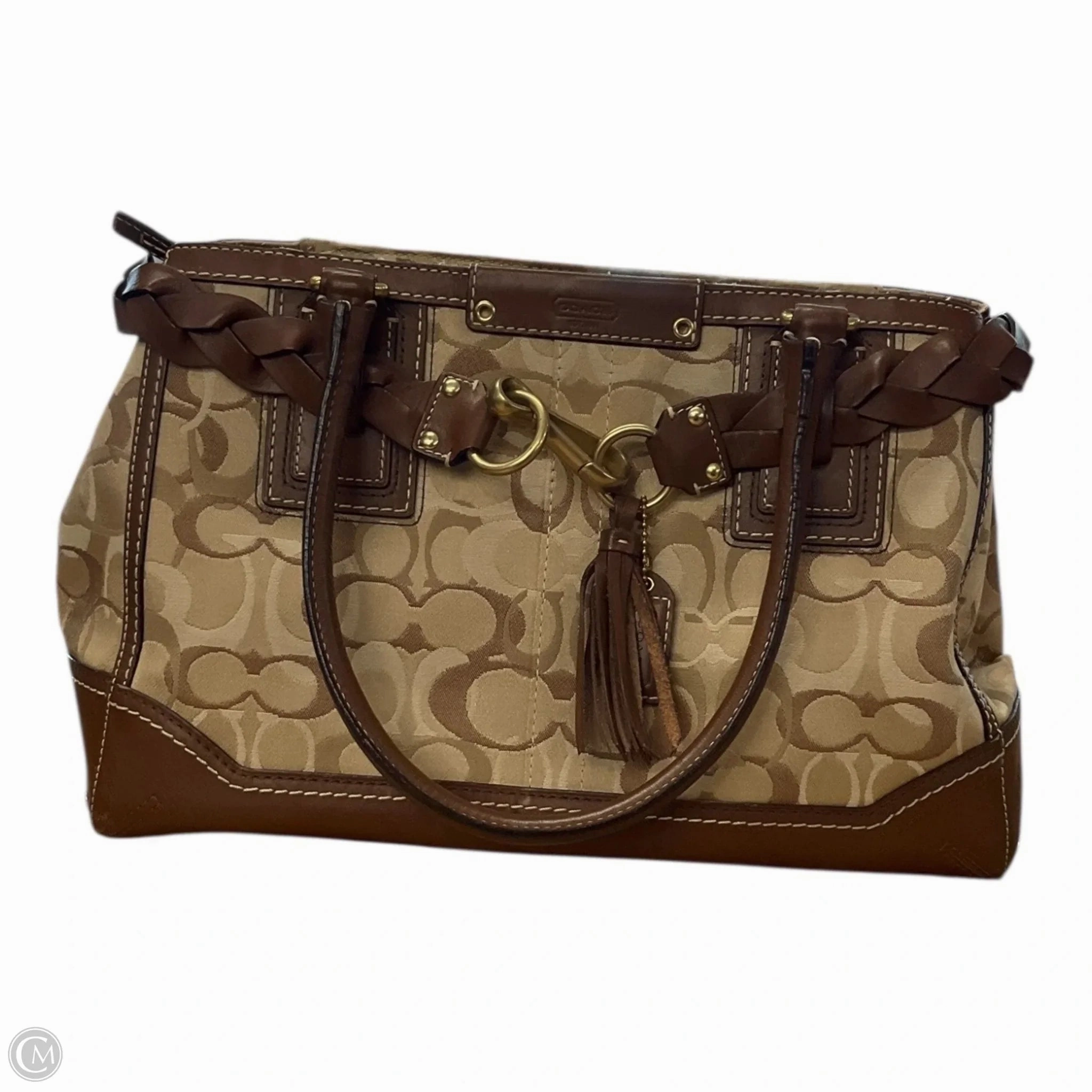 Handbag Designer By Coach, Size: Large