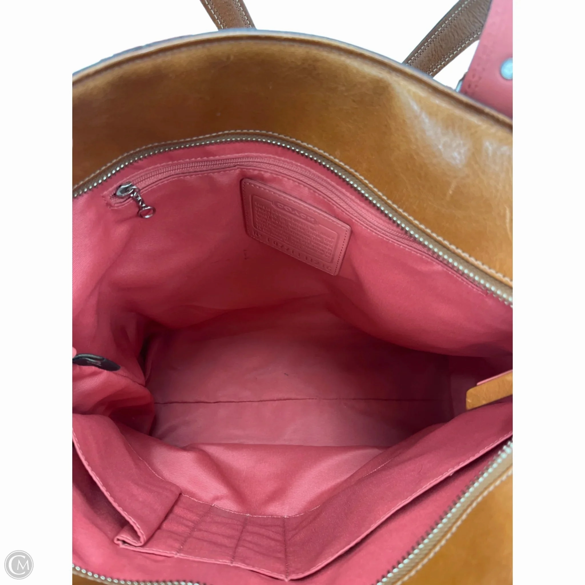 Handbag Designer By Coach, Size: Large