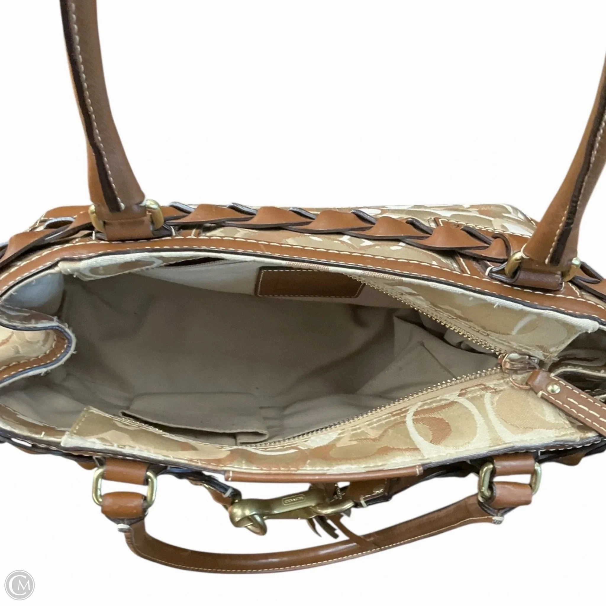 Handbag Designer By Coach, Size: Large