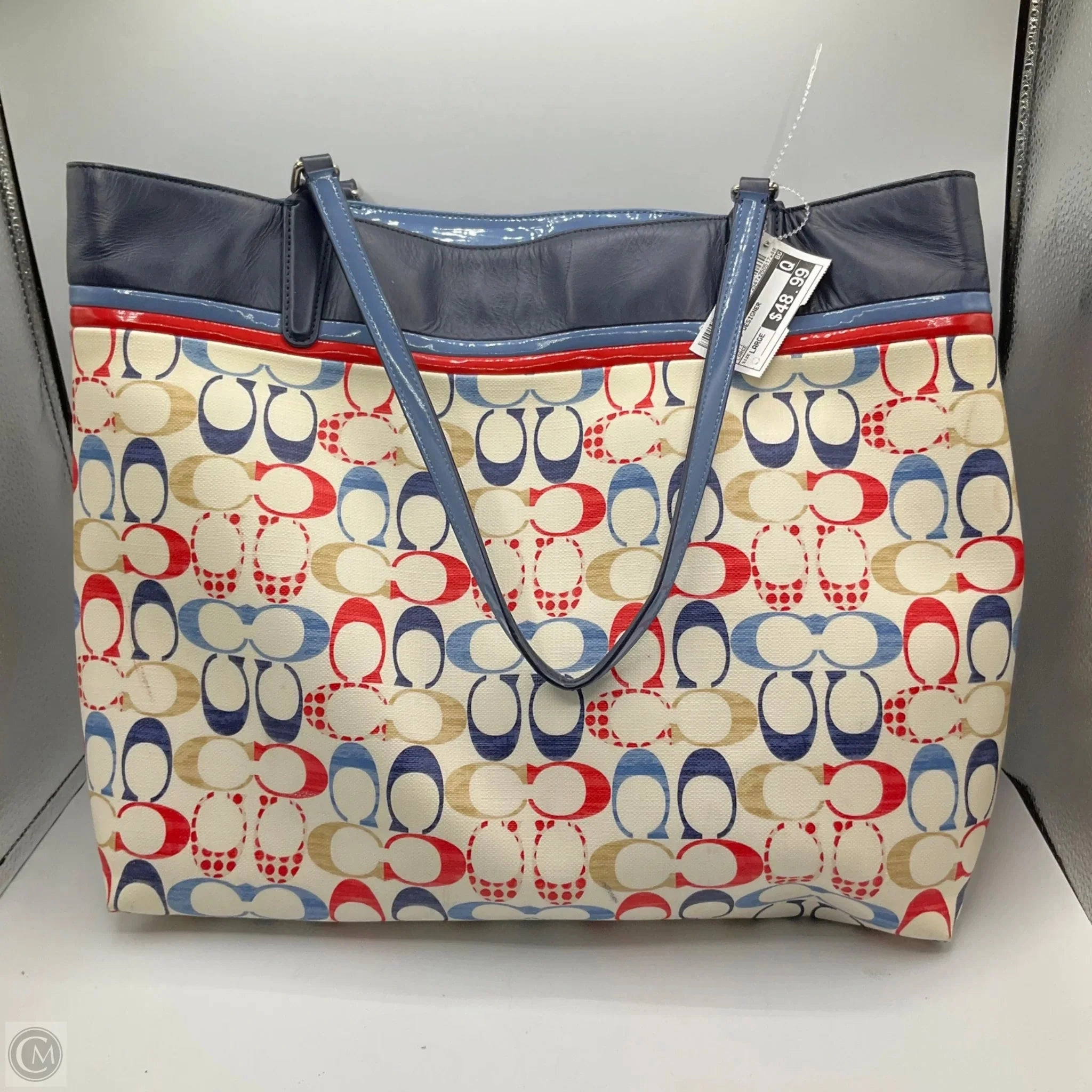 Handbag Designer By Coach, Size: Large