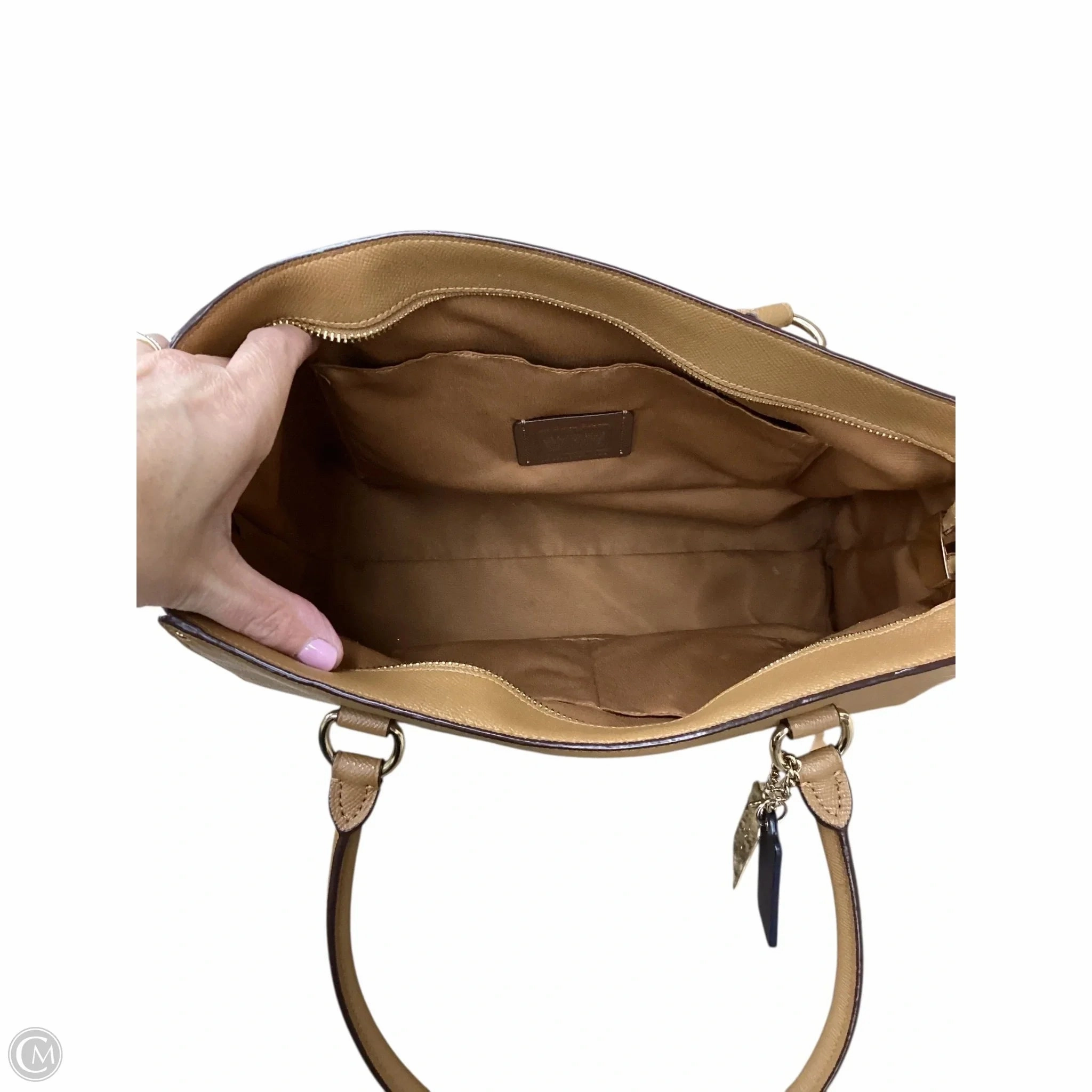 Handbag Designer By Coach, Size: Large
