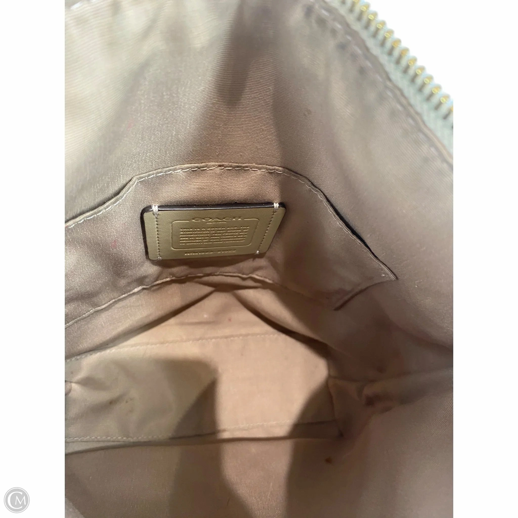 Handbag Designer By Coach, Size: Medium