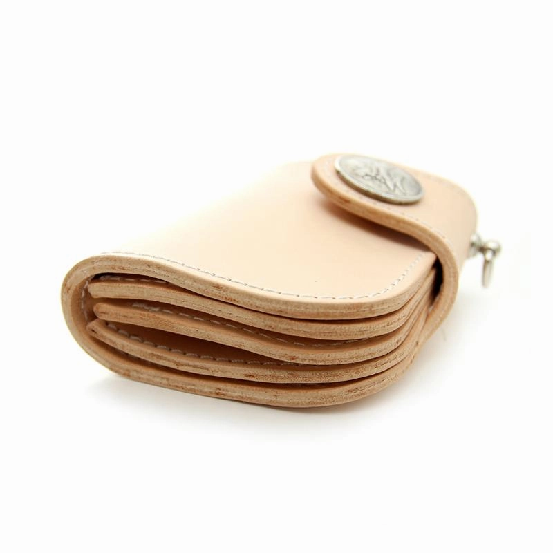 Handmade Cool Leather Small Biker Chain Wallet Mens billfold Chain Wallet