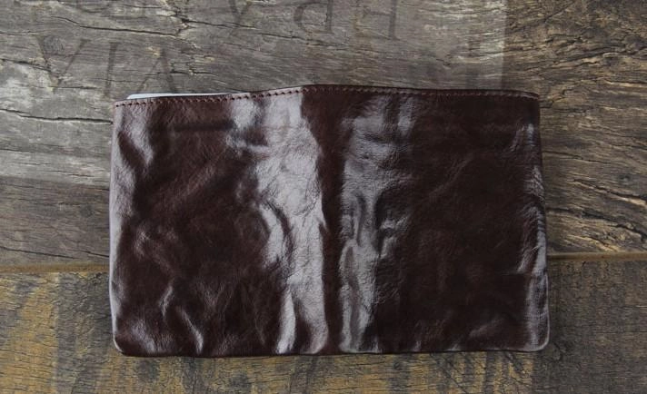 Handmade Genuine Leather Mens Cool Slim Leather Billfod Wallet Men billfold Wallets Bifold for Men