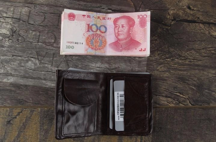 Handmade Genuine Leather Mens Cool Slim Leather Billfod Wallet Men billfold Wallets Bifold for Men