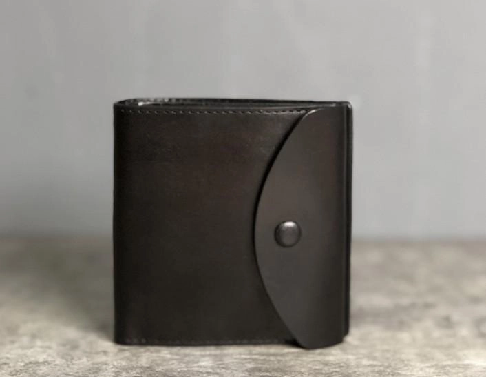 Handmade Genuine Leather Mens Cool Slim Leather Billfold Wallet Men billfold Wallets Bifold for Men