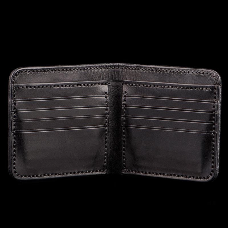 Handmade Leather Fine Horse Tooled Mens billfold Wallet Cool Leather Wallet Slim Wallet for Men