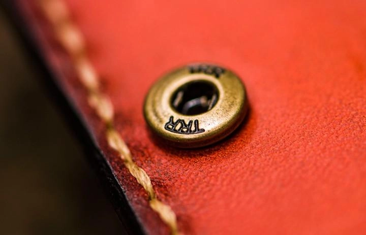 Handmade Leather Men Cool Leather Wallets Long Bifold Wallets for Men