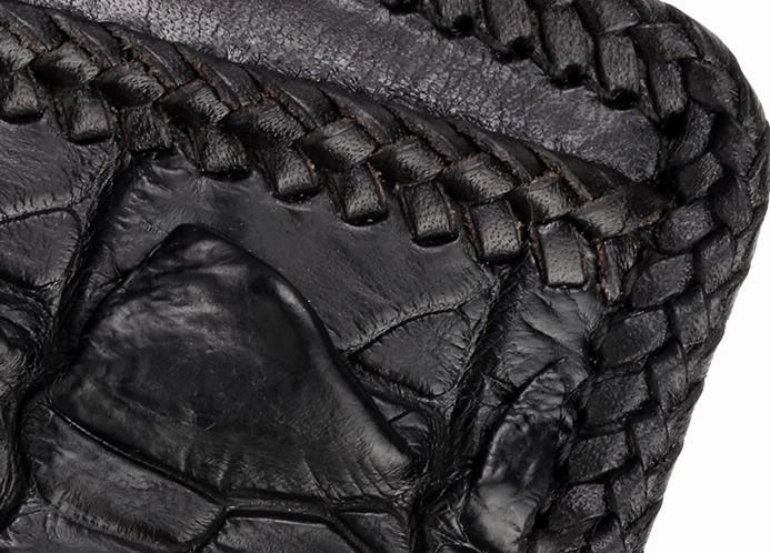 Handmade Leather Mens Biker Chain Wallets Cool Leather Biker Wallets Long Chain Wallet for Men