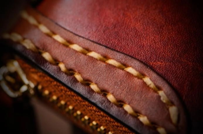 Handmade Leather Mens Chain Biker Wallets Cool Leather Wallet Long Clutch Wallet for Men
