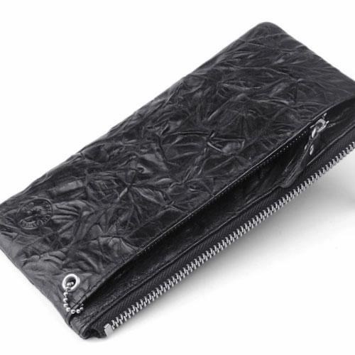 Handmade Leather Mens Cool Long Leather Wallet Detachable Clutch Wallet for Men
