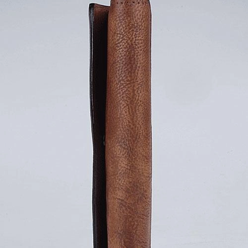 Handmade Leather Mens Cool Long Leather Wallet Trifold Clutch Wallet for Men