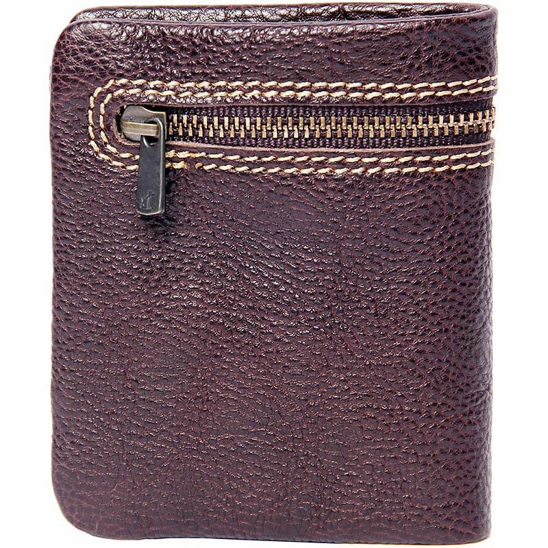 Handmade Leather Mens Small Wallet billfold Bifold Wallet for Men