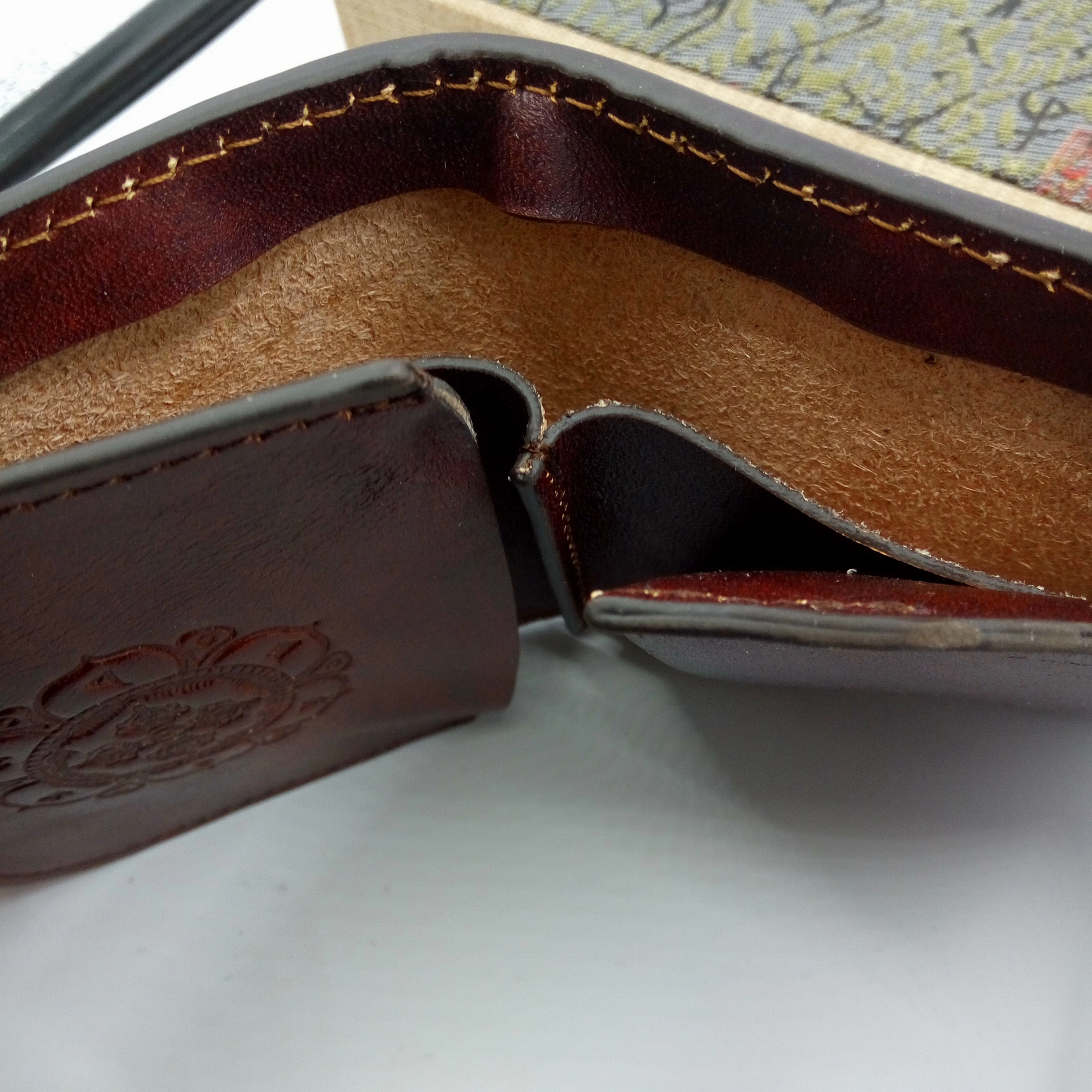 Handmade Leather Tooled Skull Prajna Mens Chain Biker Wallet Cool Leather Wallet Small Wallets for Men