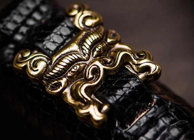 Handmade LIZARD SKIN Leather Black Biker Wallet Mens Cool billfold Chain Wallet Trucker Wallet with Chain