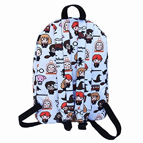 Harry Potter Backpack Chibi Expecto Patronum 17" Large Luggage Strap Bag