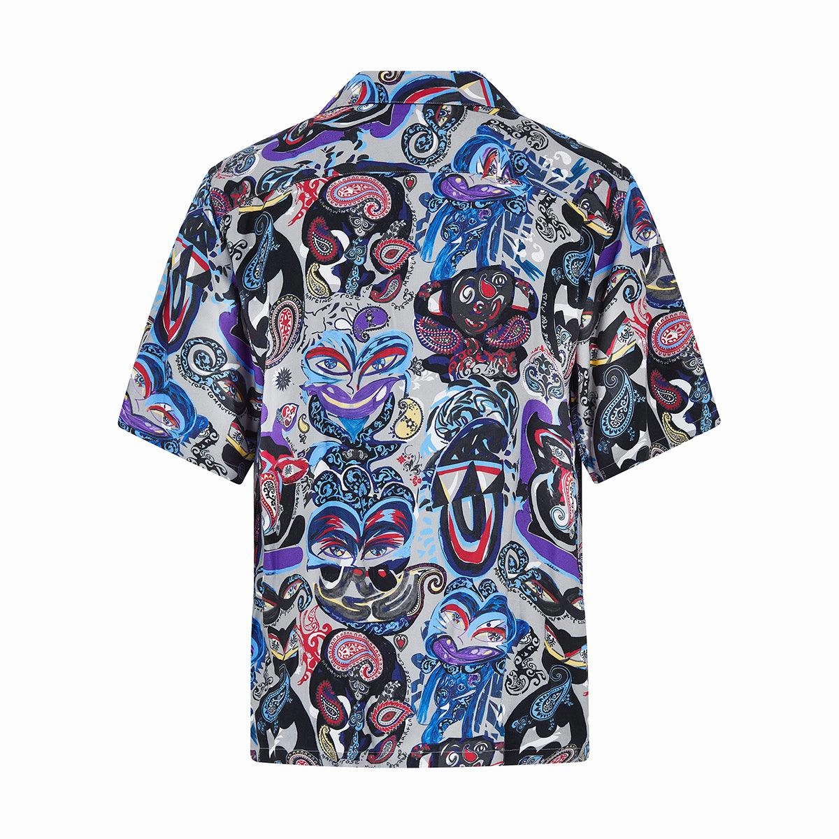Hawaiian Shirt 'Grey Creature'