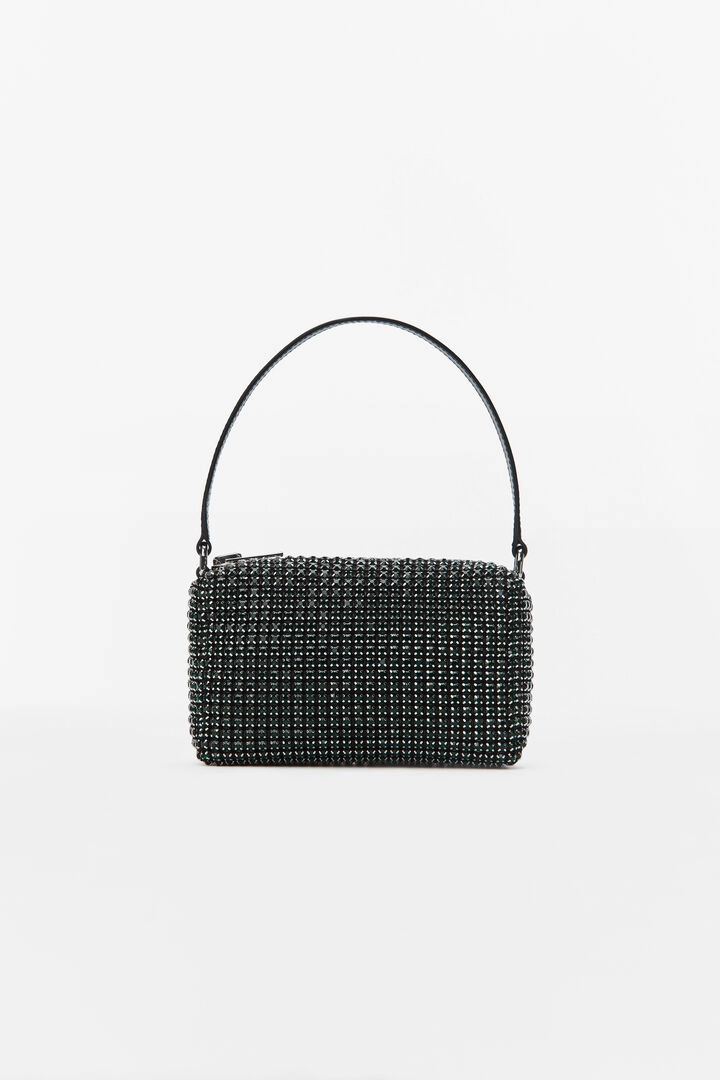 Heiress Rhinestone Pouch, Olive