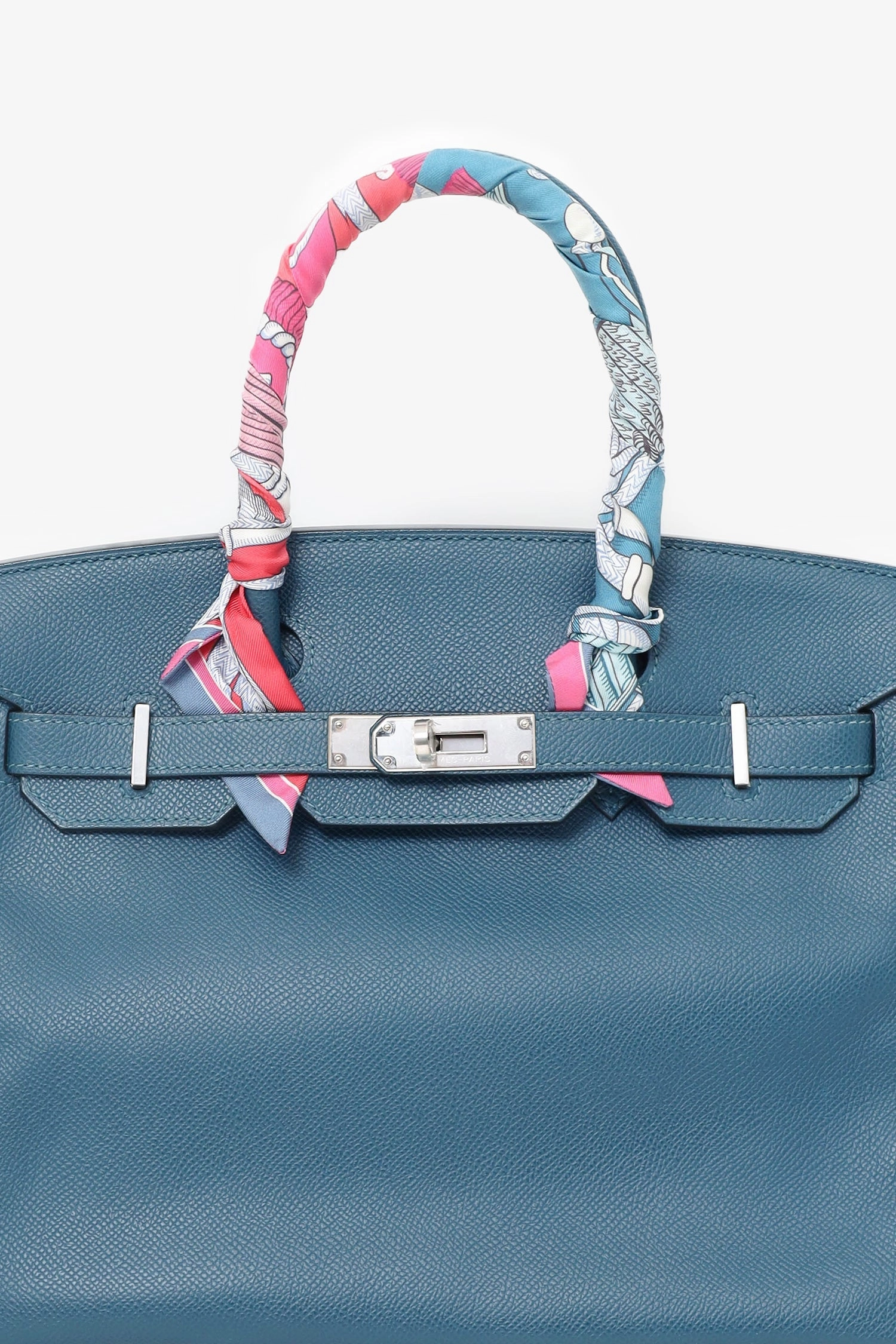 Hermes 2013 1P Colvert (Navy) Epsom Leather Birkin 30 with SHW