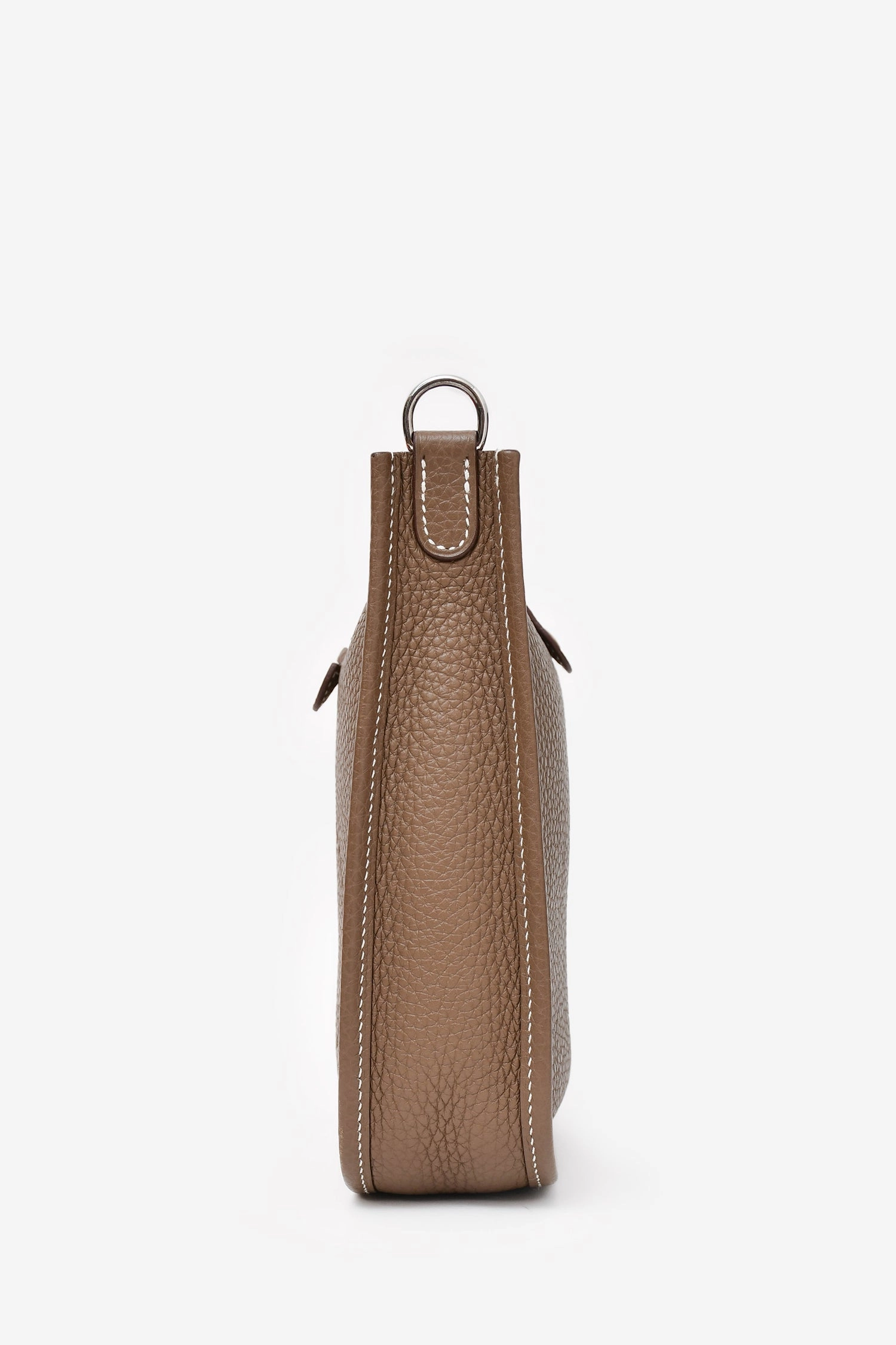 Hermes 2018 Taupe Clemence Leather Evelyne TPM