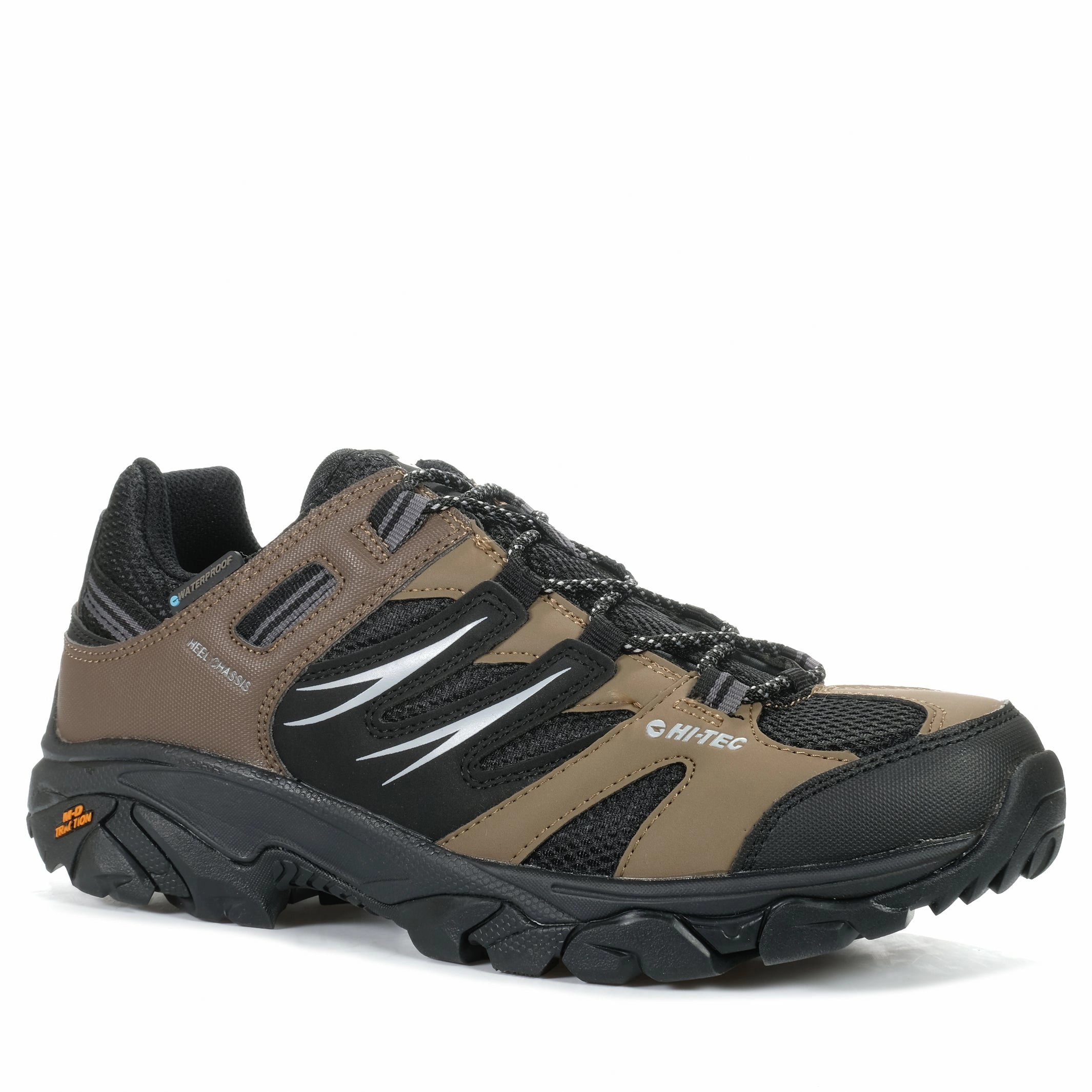 Hi-Tec Tarantula Low Waterproof Mens Teak/Black