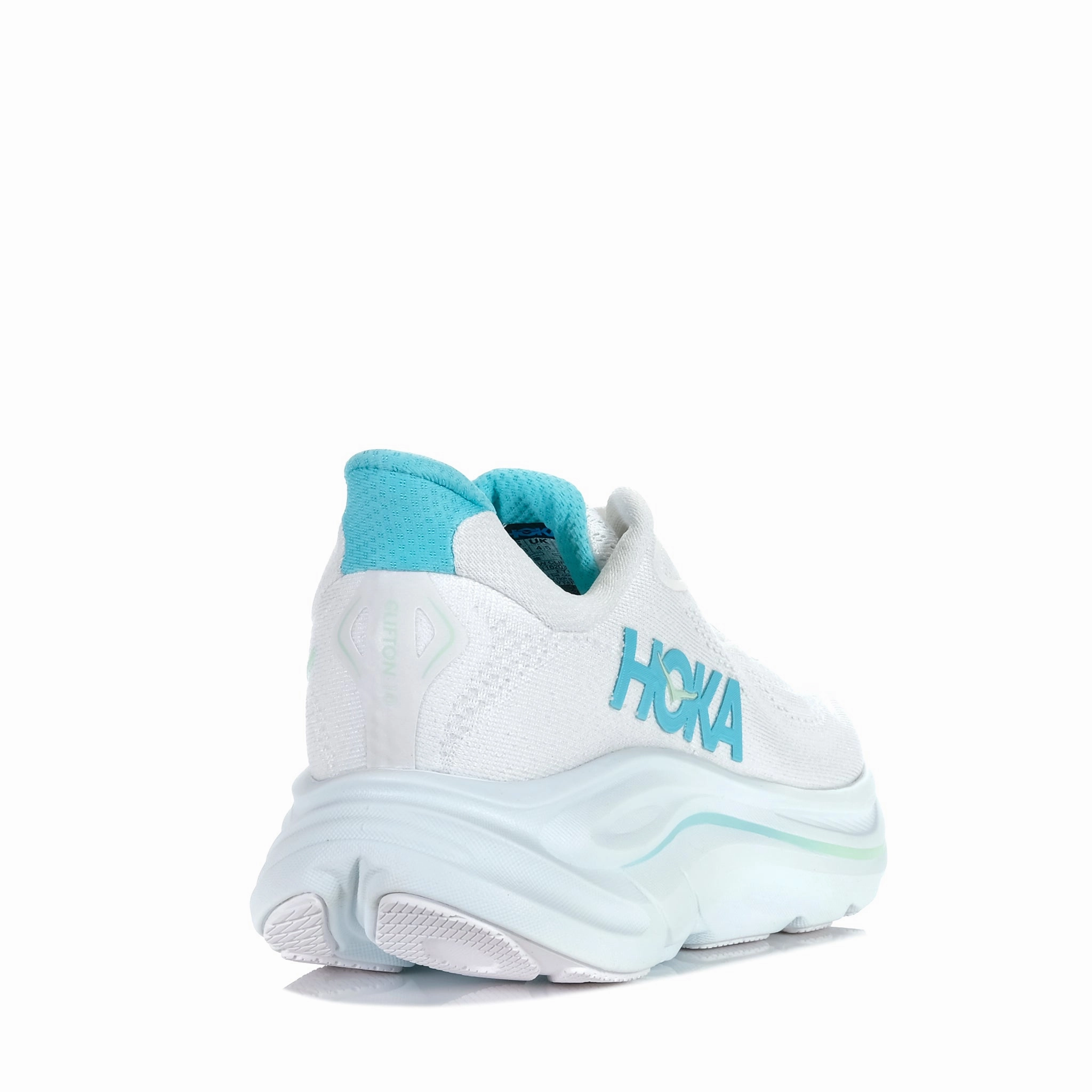 Hoka Clifton 10 (B) White/Cielo Blue