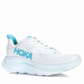 Hoka Clifton 10 (B) White/Cielo Blue