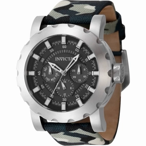 Invicta Men's Watch - I-Force Quartz Black Dial Camouflage and Green Strap | 47581