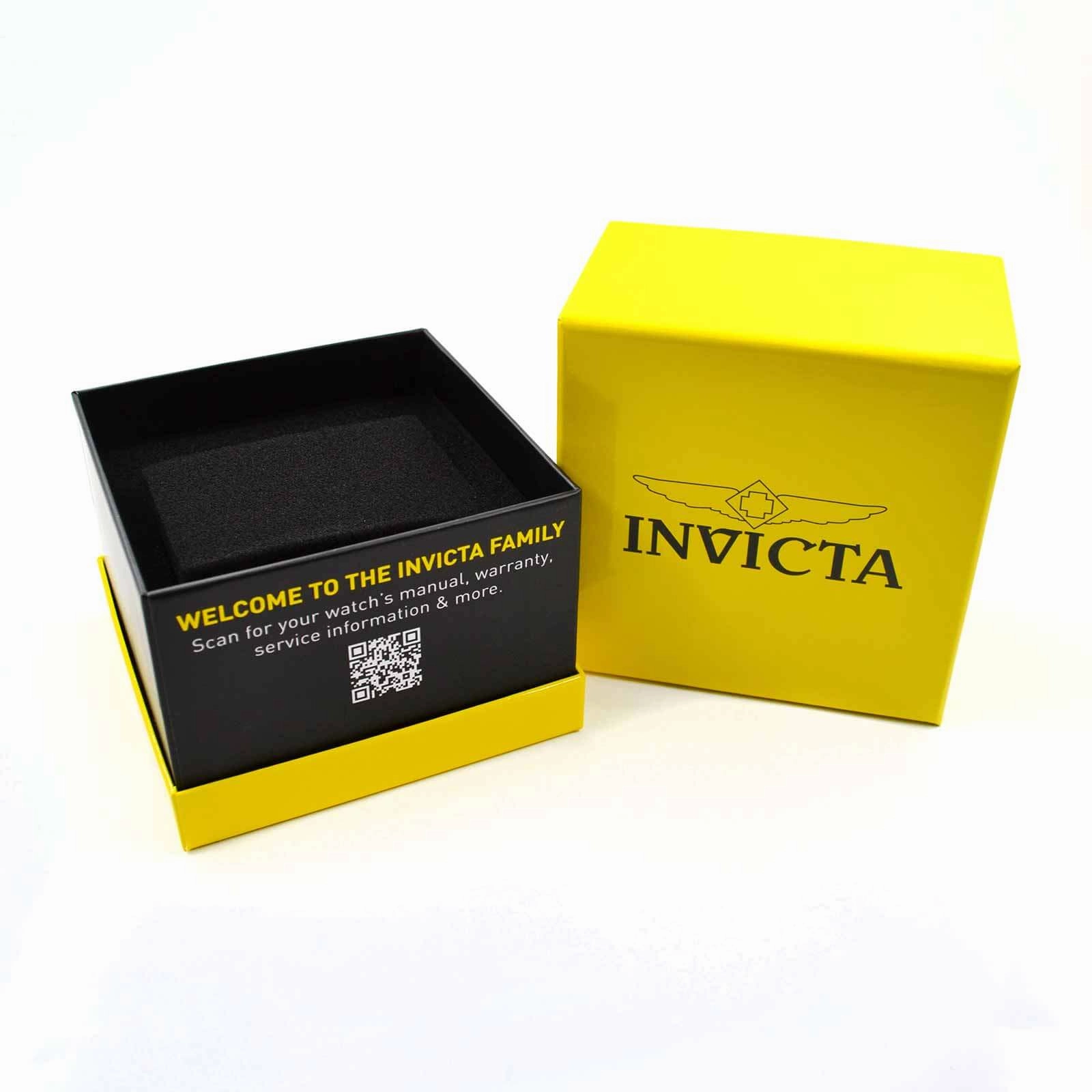 Invicta Men's Watch - S1 Rally Silver Tone case Gunmetal Dial Brown Strap | 90102