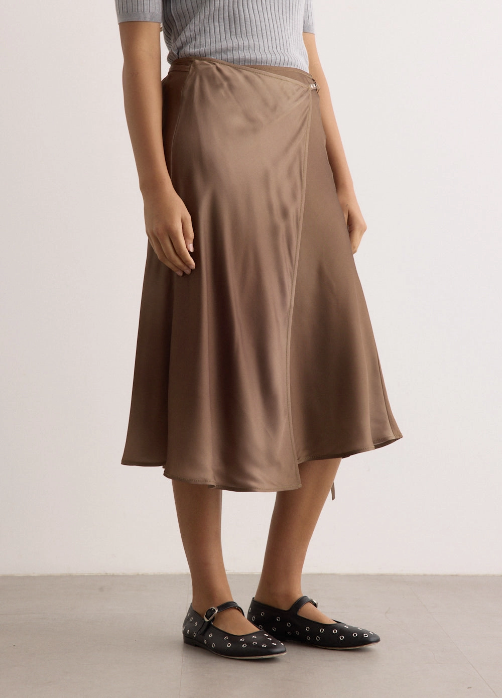 Ivana Satin Skirt