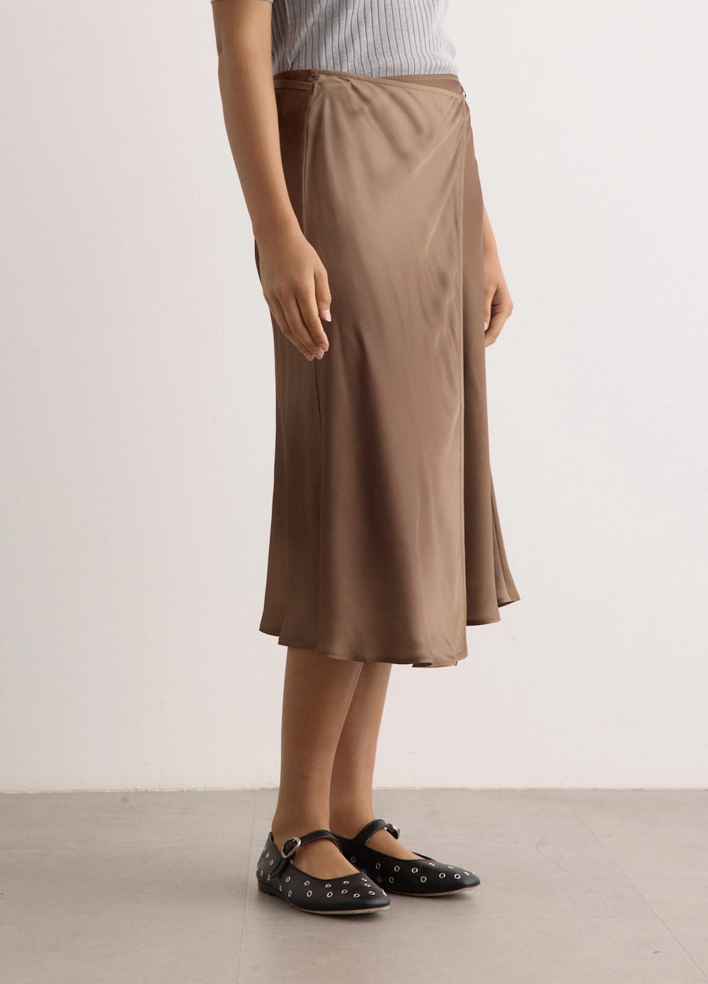 Ivana Satin Skirt