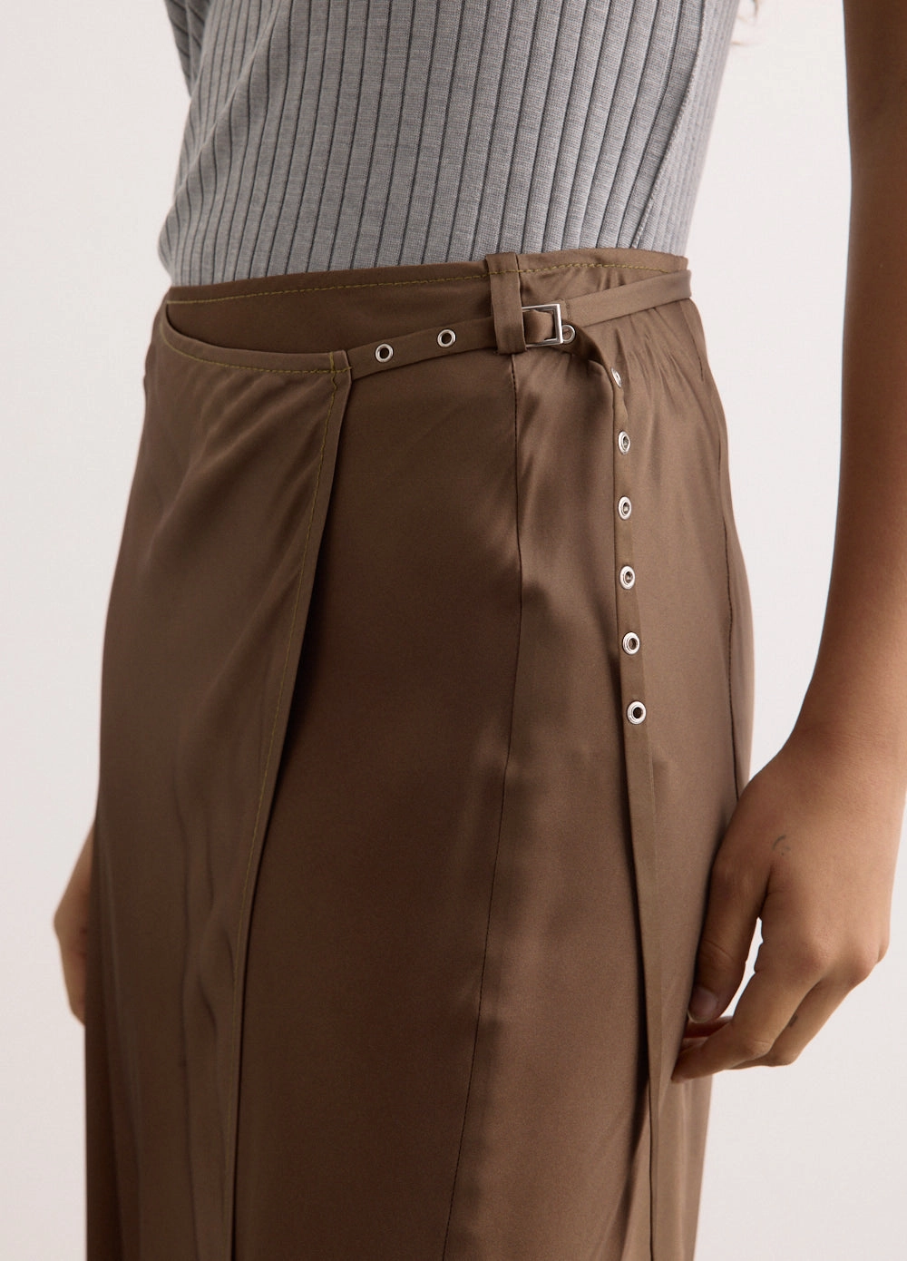 Ivana Satin Skirt