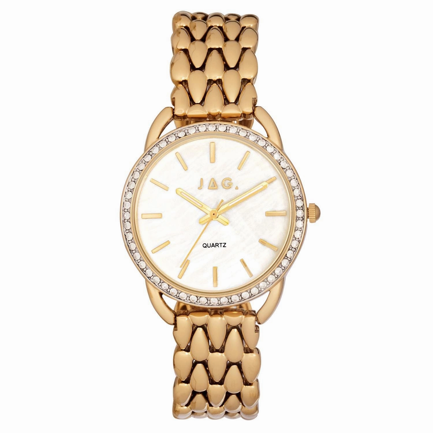 Jag Kimberley White Dial 32.8mm Watch J2671A